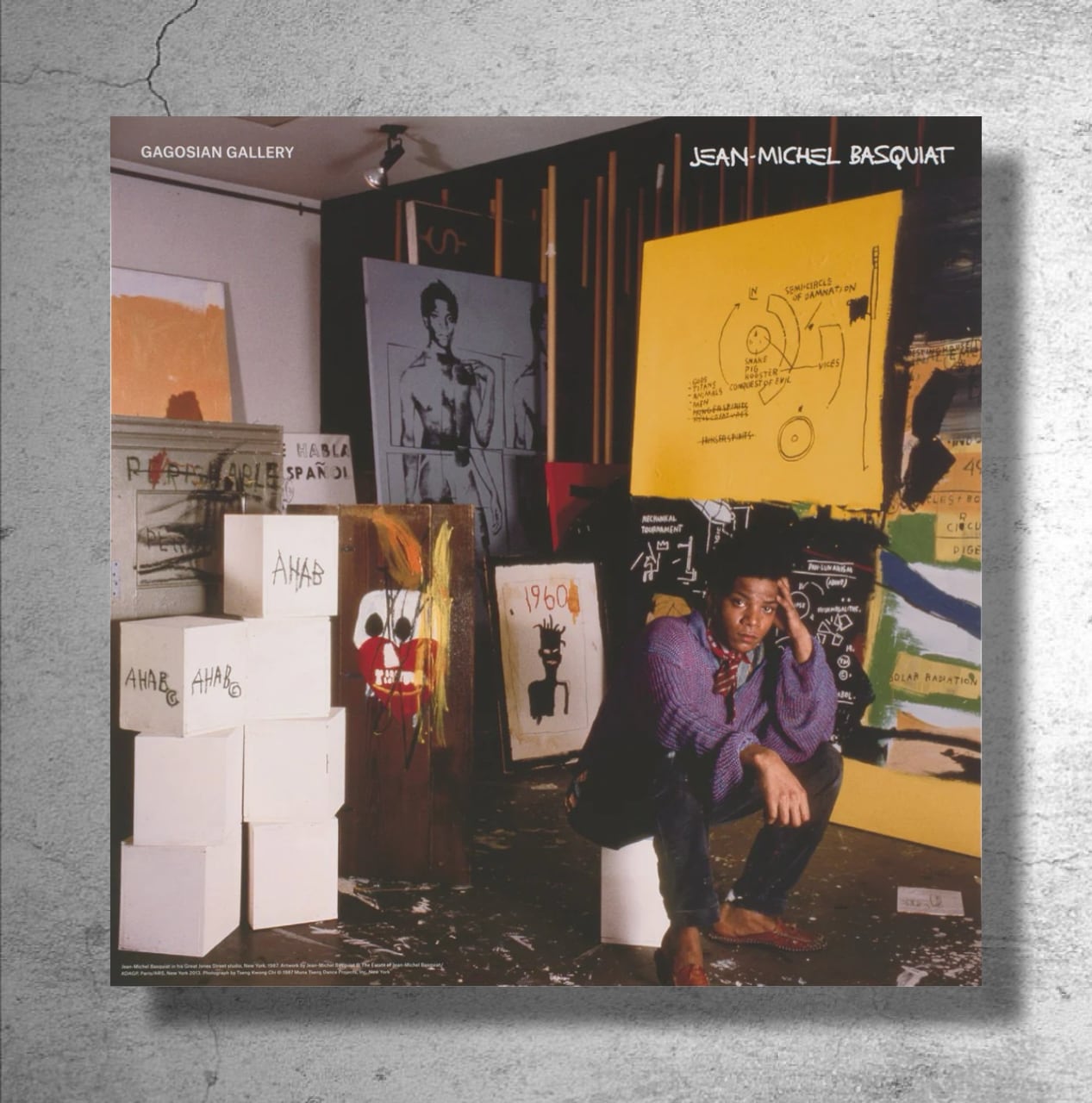 香月泰男、ニューヨーク（13）、希少画集画、新品高級額、額装付