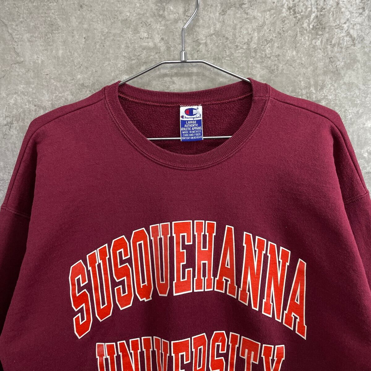 90年代 Champion チャンピオン カレッジプリント スウェットシャツ