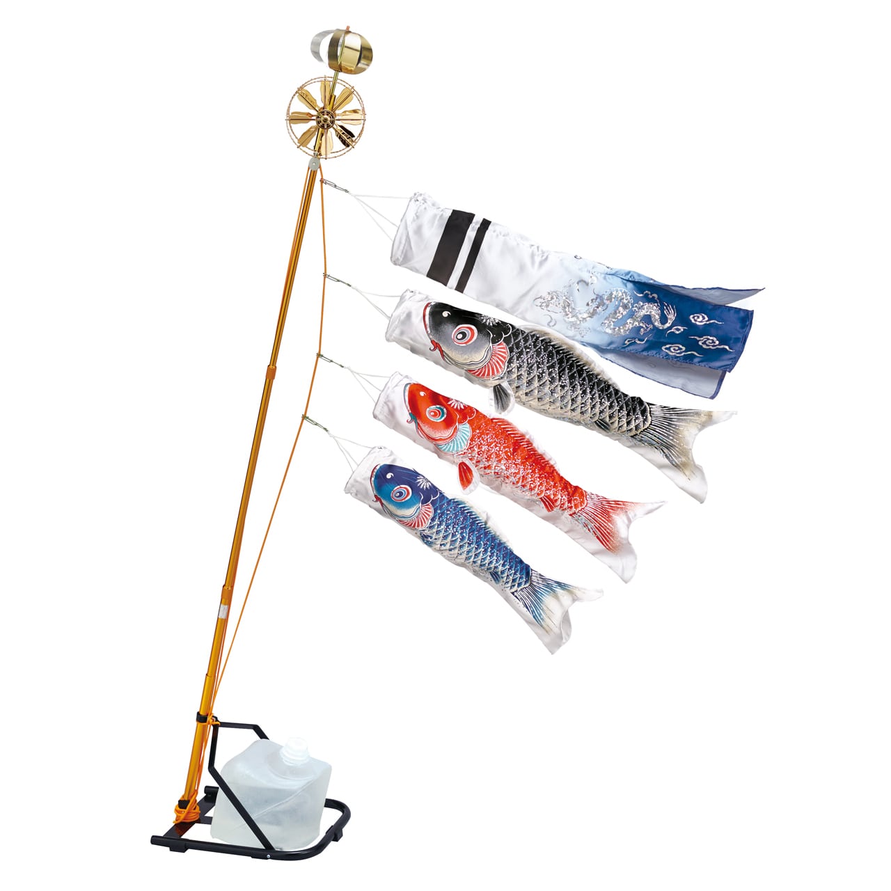 鯉のぼり|コンパクト|おしゃれ|モダン|インテリア|プレミアム|こだわり|おすすめ 《品名》コンパクトMタイプ 銀鱗〈ginrin〉 0.7mセット