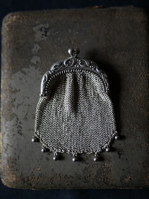 純銀製 宿り木 ヤドリギ ポルトモネ コインケース フランスアンティーク アンティークのある暮らし