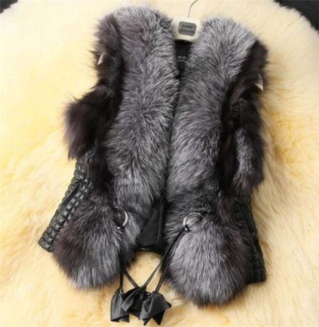 秋冬 新作 ヨーロッパ アメリカ レディース シミュレーションレザー ベスト 大きいサイズ ショートコート