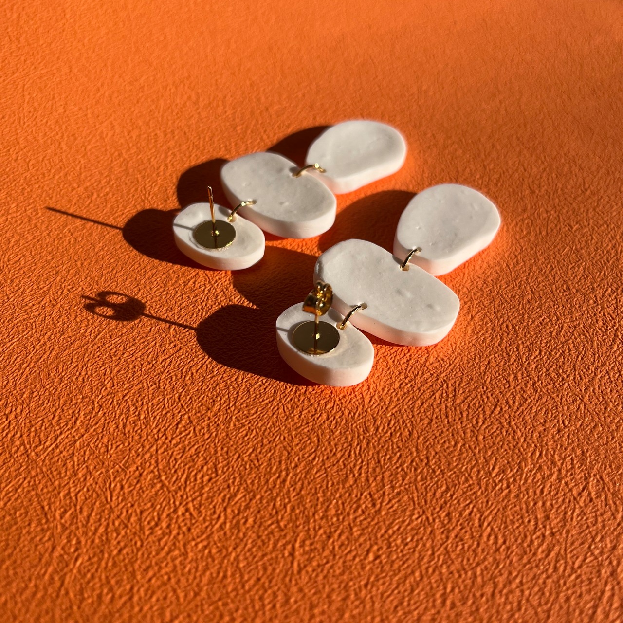 ポリマークレイピアス * サージカルステンレス