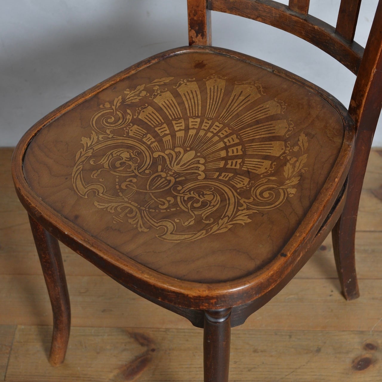 【ヴィンテージ】ベントウッドチェア 曲木 椅子 アンティーク ダイニングチェア Bentwood Chair / ベントウッドチェア〈ダイニングチェア・デスク