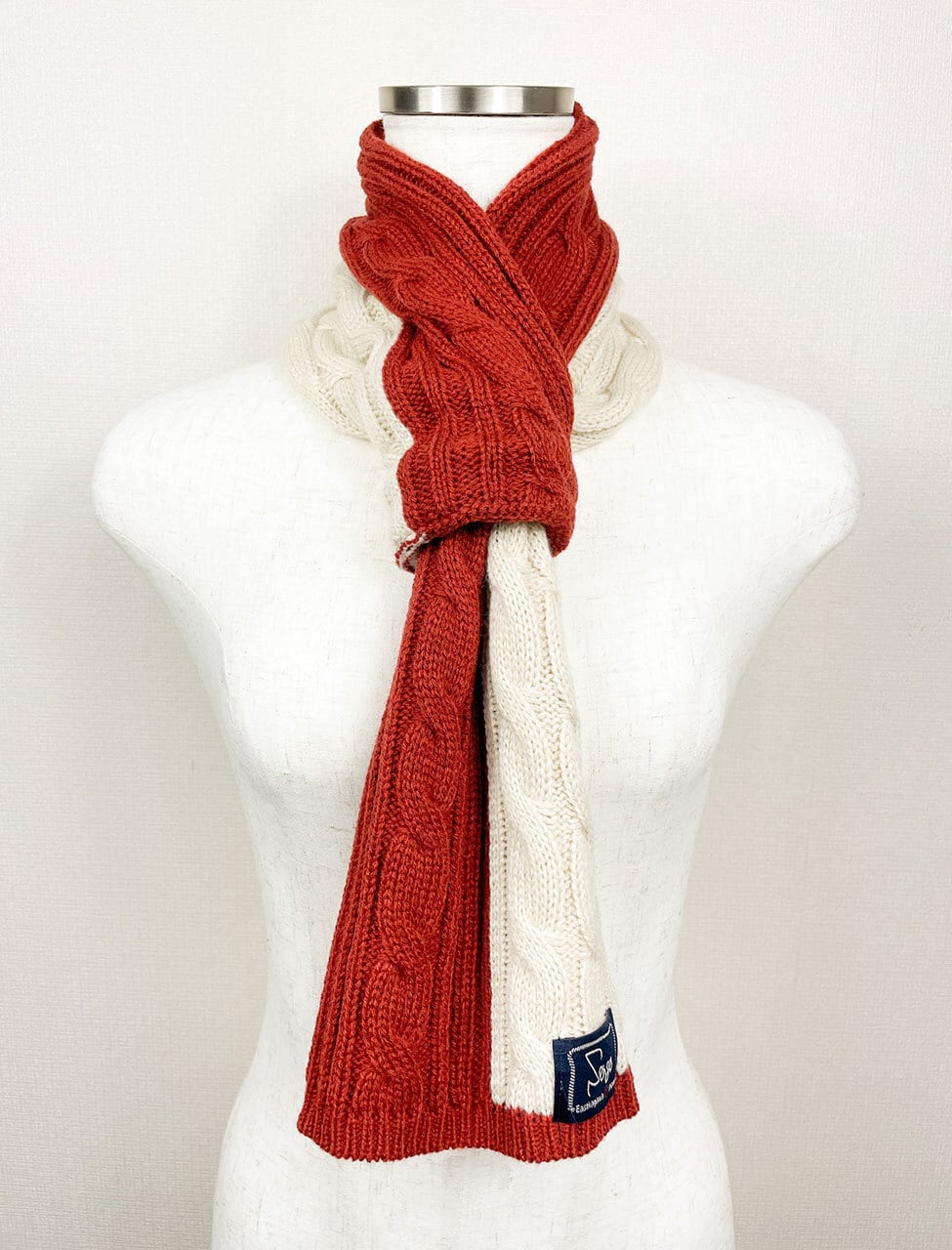 コンパックマフ™ ケーブルバイカラー 日本製 MADE IN JAPAN マフラー