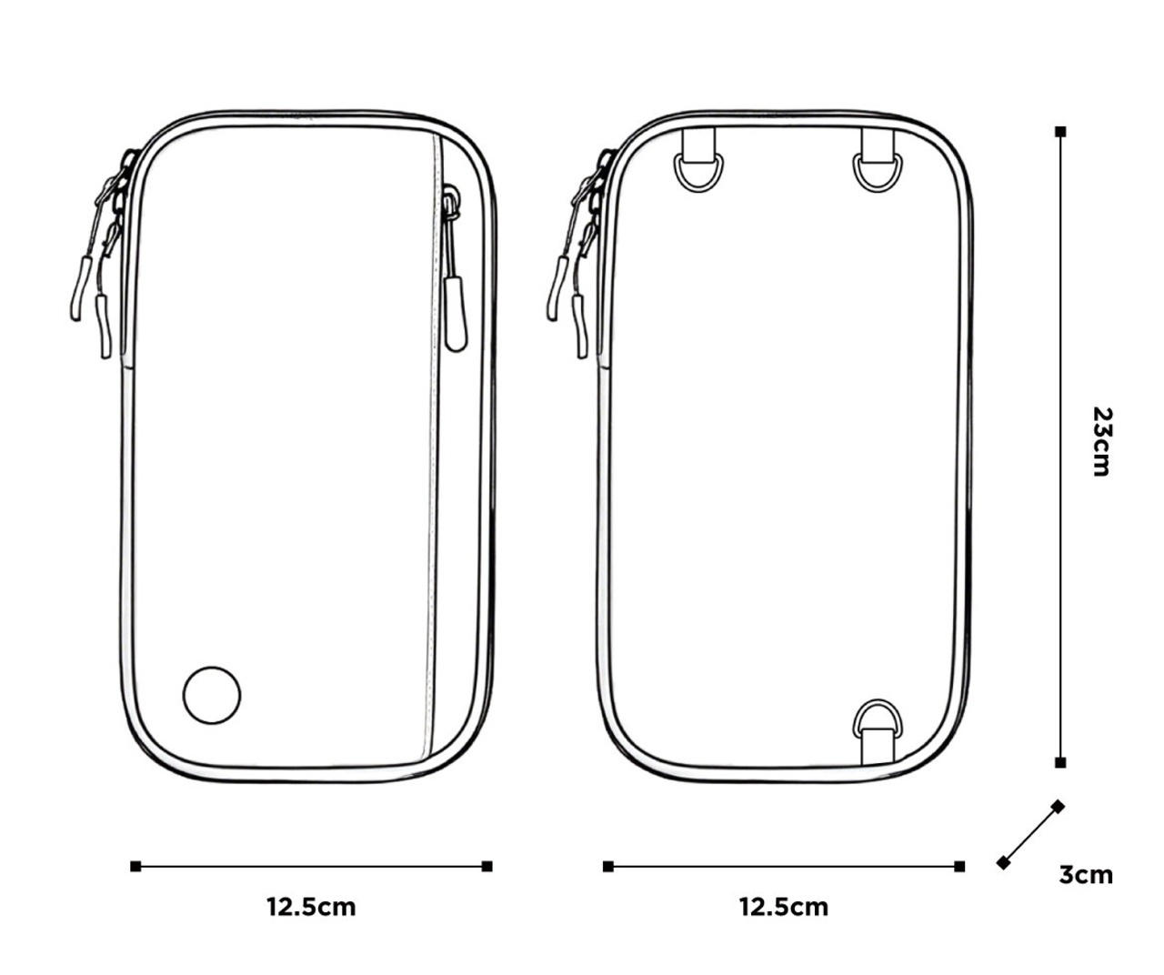ROUGHCLOUD 多機能RFID パスポート収納ケース