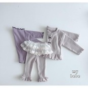 韓国子供服 / 26winter / my bebe / フリルレギンス / キッズ / 冬服 *XS~XL*