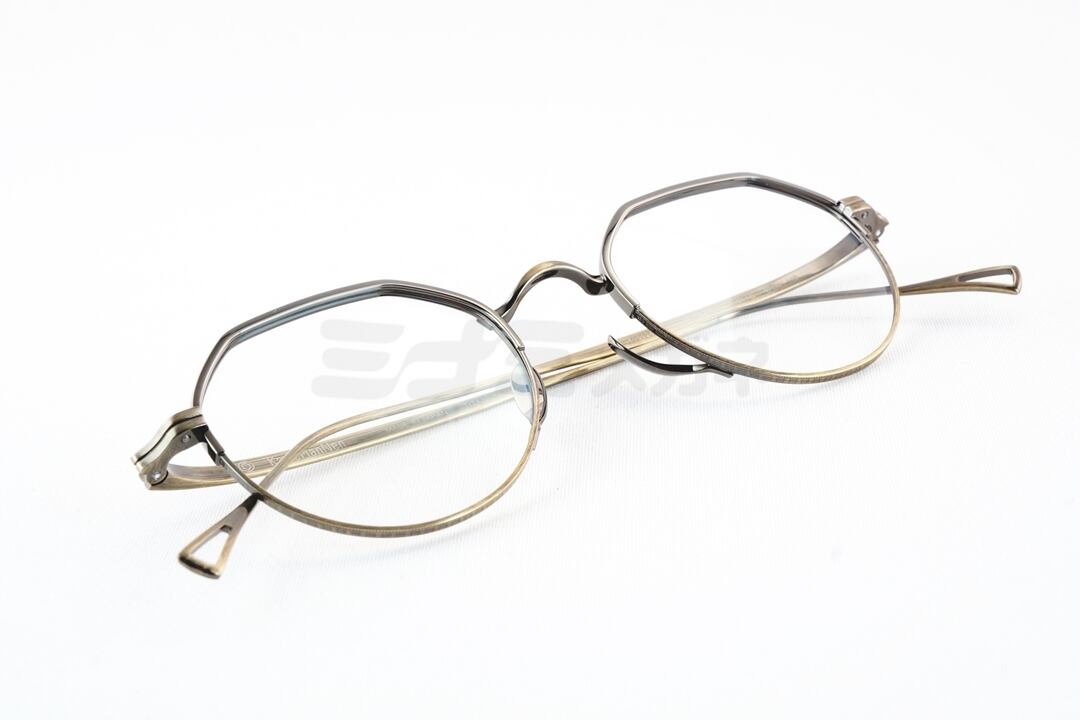 KameManNen メガネ KMN-9920 BKR/AG クラウンパント クラシカル