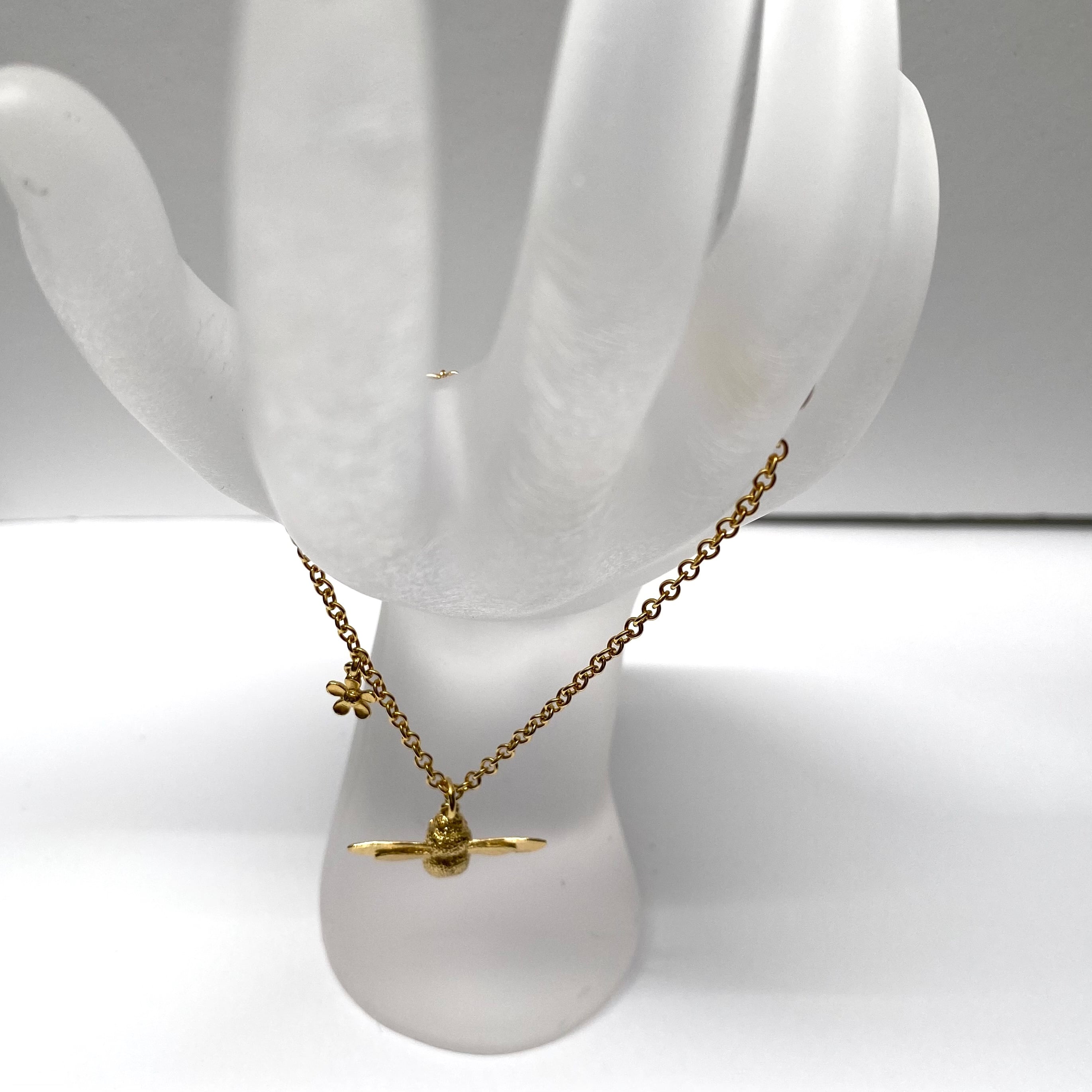 Alex Monroe　幸せを運ぶ蜂　SV925ネックレス　箱付き　42192 アレックス・モンロー 蜂ネックレス Alex Monroe幸せを運ぶ蜂SV925