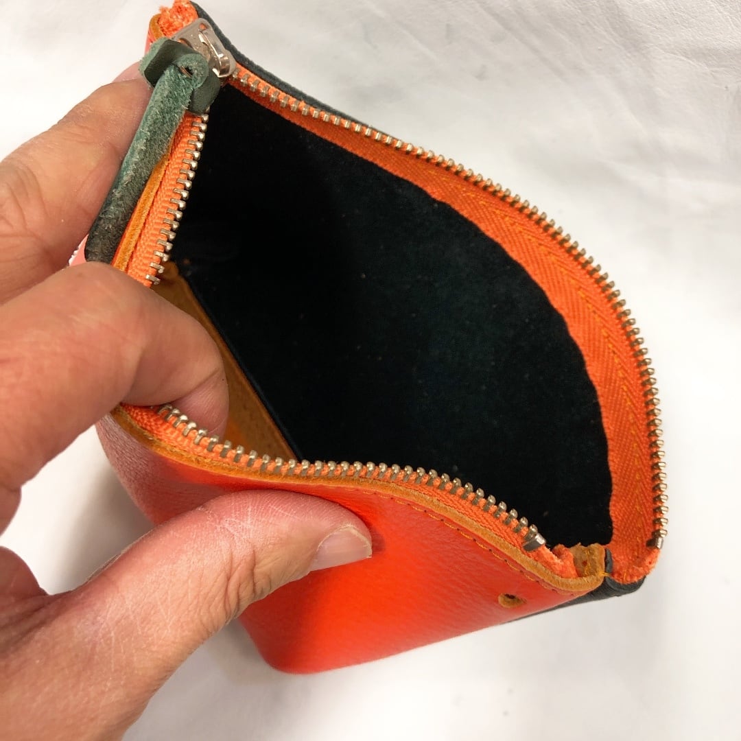 イタリアンレザー 箱型 紙もの コラージュ収納ポーチ アンティーク イタリアンレザー 箱型 紙もの コラージュ収納ポーチ アンティーク