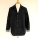 Switch Color Knit Jacket　Black