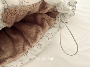 【予約/特典】valu bebe / Blanc Shirred Hooded Jumper