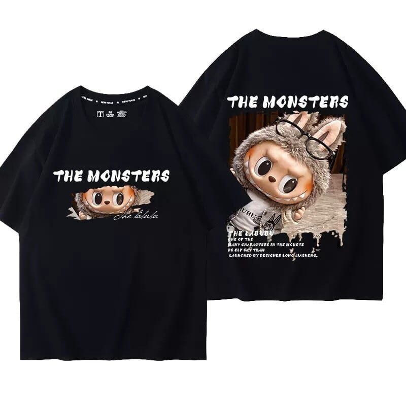 春の超特価品！綿100% 高品質 LABUBUラブブ Tシャツ 8色展開 キッズ