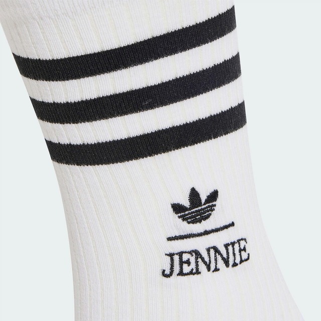 アディダス オリジナルス adidas originals ソックス ADILUNA SEASON 2 X JENNIE CREW SOCKS WITH HEEL CUT-OUT 1PP