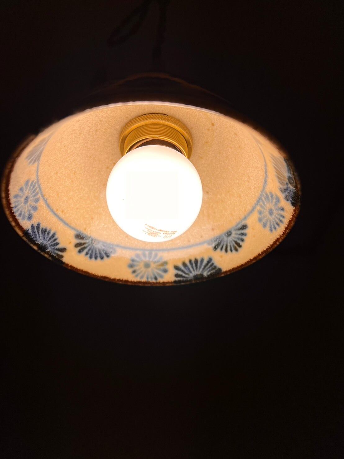 光彩ノ花（こうさいのはな） 陶器ペンダントライト Japan Craft