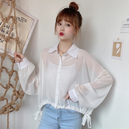 ✞ ♥カワイイ♥ギャザーレースショートシャツブラウス ロング ✞ゴスロリ SM ミリ 甘ロリ クラロリ 和ロリ エレガント 黒ロリ 姫ロリ 華ロリ BB-BB7581171