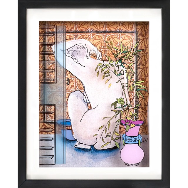 Seated Nude / ジャン=ピエール・ウェイル / 3Dペインティング / プチ