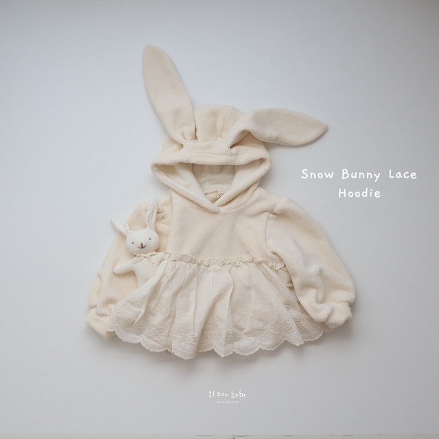 【即納】Snow Bunny Lace Hoodie