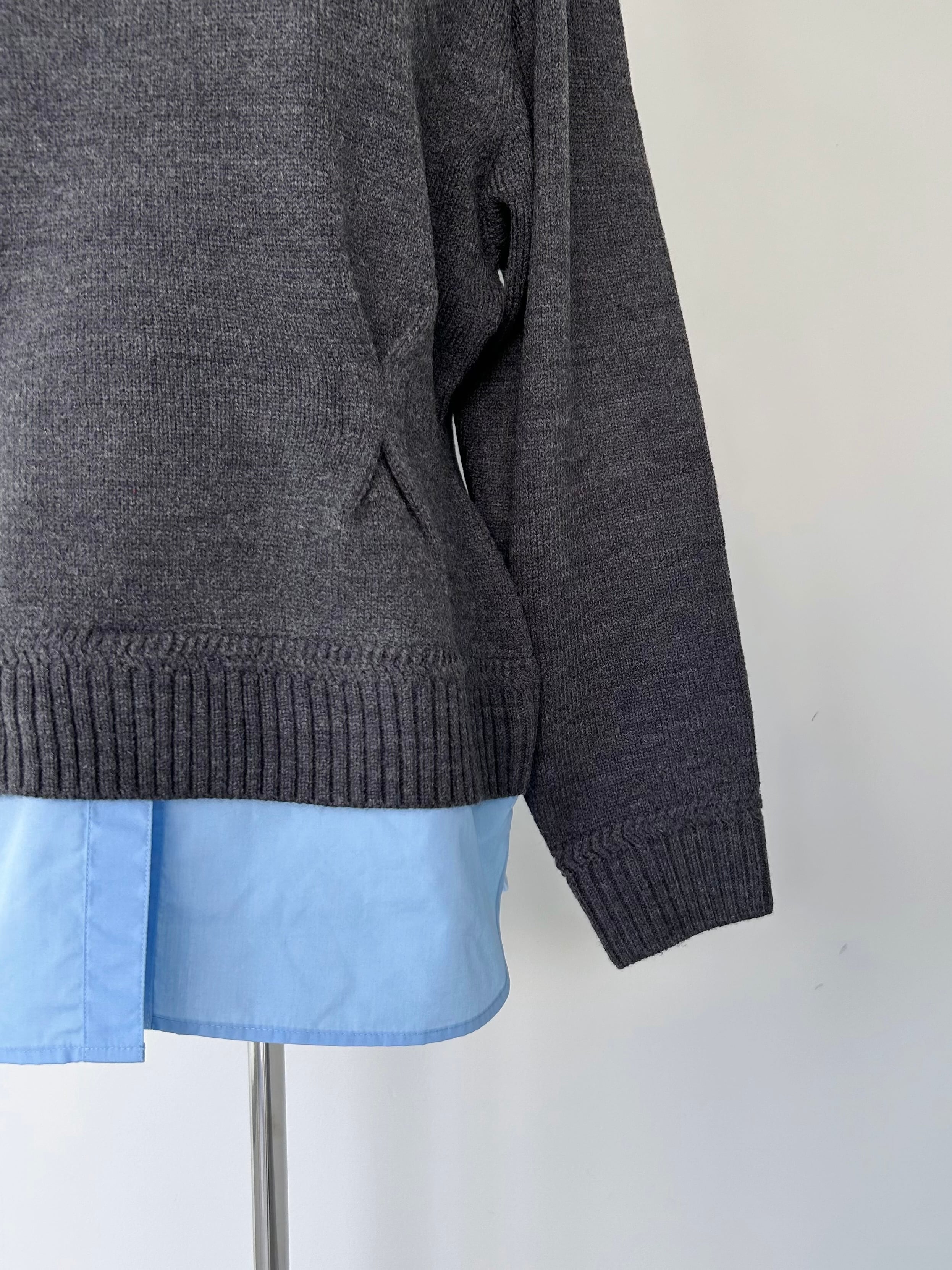 MUVEIL シャツニットプルオーバー | KOKO