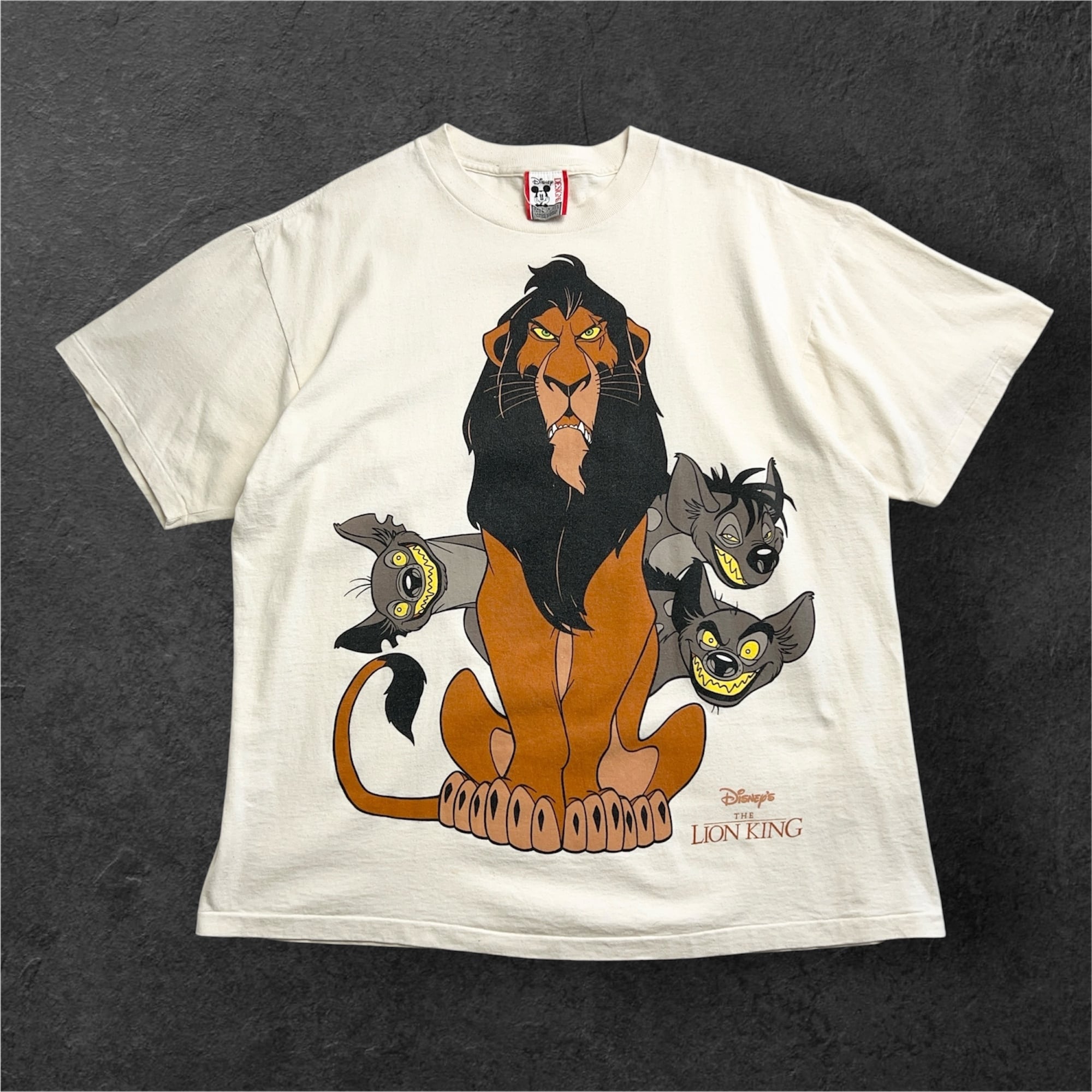 90's Disney LION KING Villains Scar Shenzi Banzai Ed Tshirt 90年代