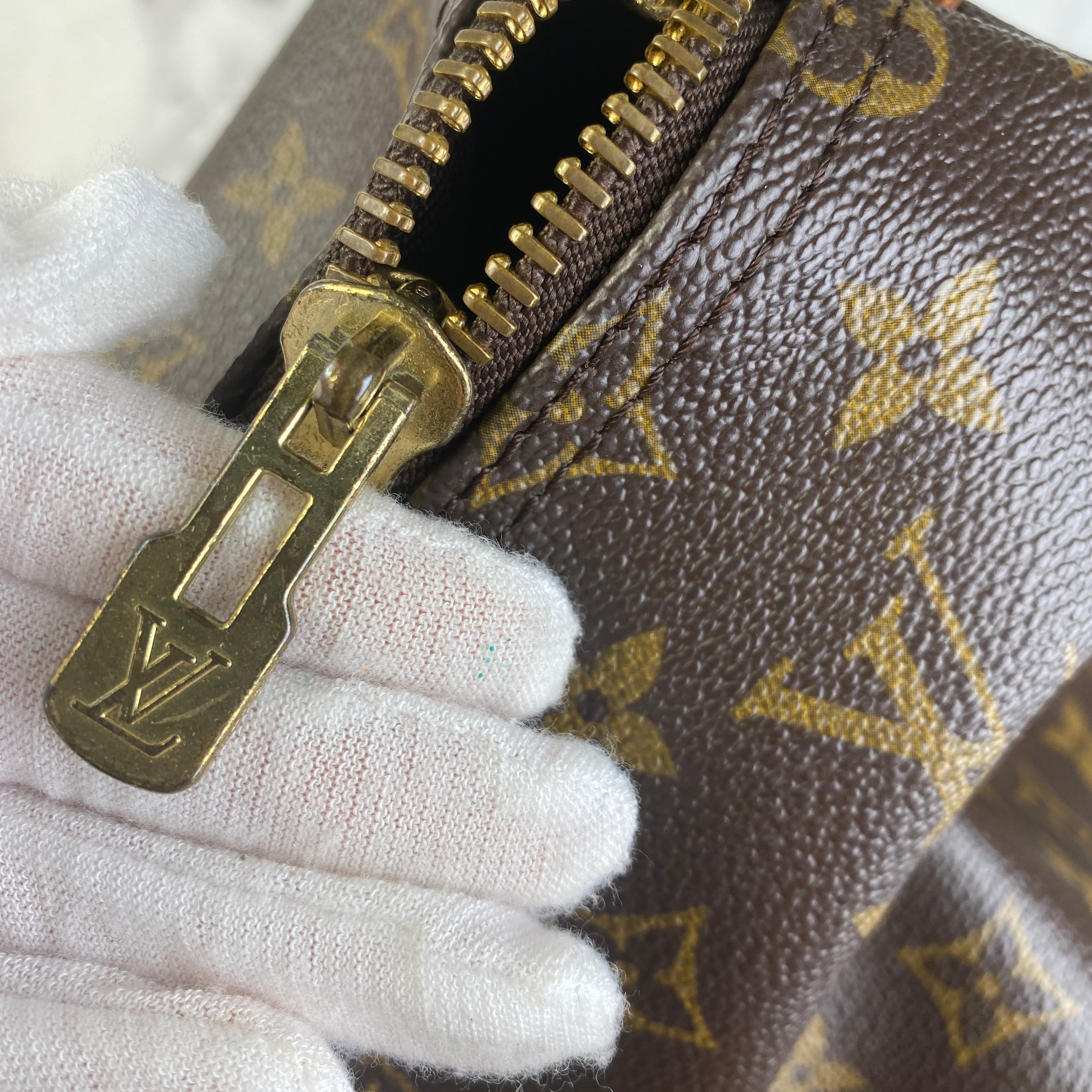 LOUIS VUITTON ルイヴィトン PVC ボストンバッグ ベージュ A LOUIS VUITTON ルイヴィトン PVC ボストンバッグ ベージュ A