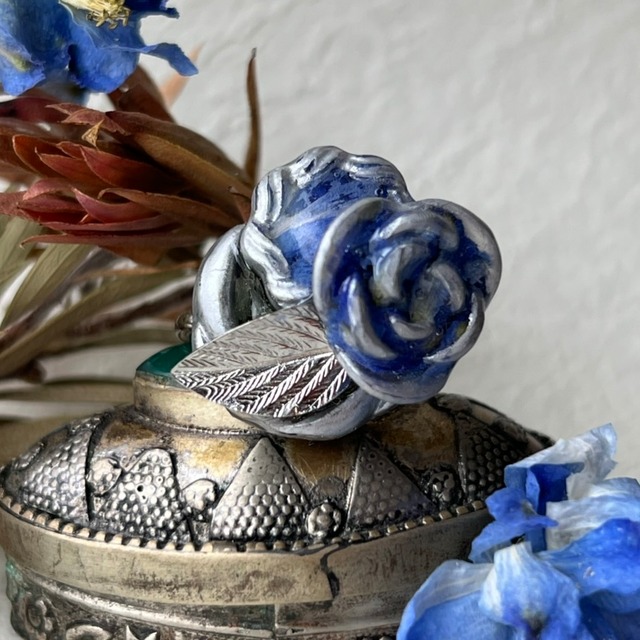 Bouquet Ring -BLUE-