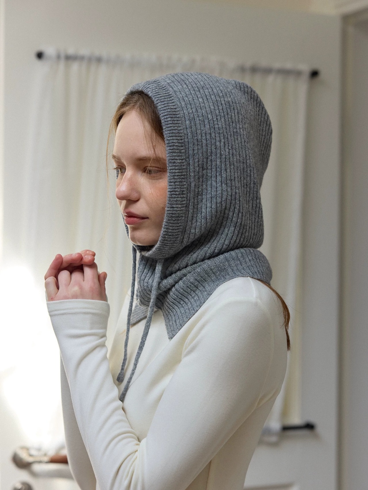 Côtelé Knit Balaclava F0822