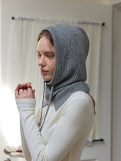Côtelé Knit Balaclava F0822