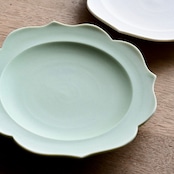 MUMCA 丸谷牧子 作 RENKA 蓮花 リム皿 【深】 / Renka Rim Plate 【Deep】2104400000382