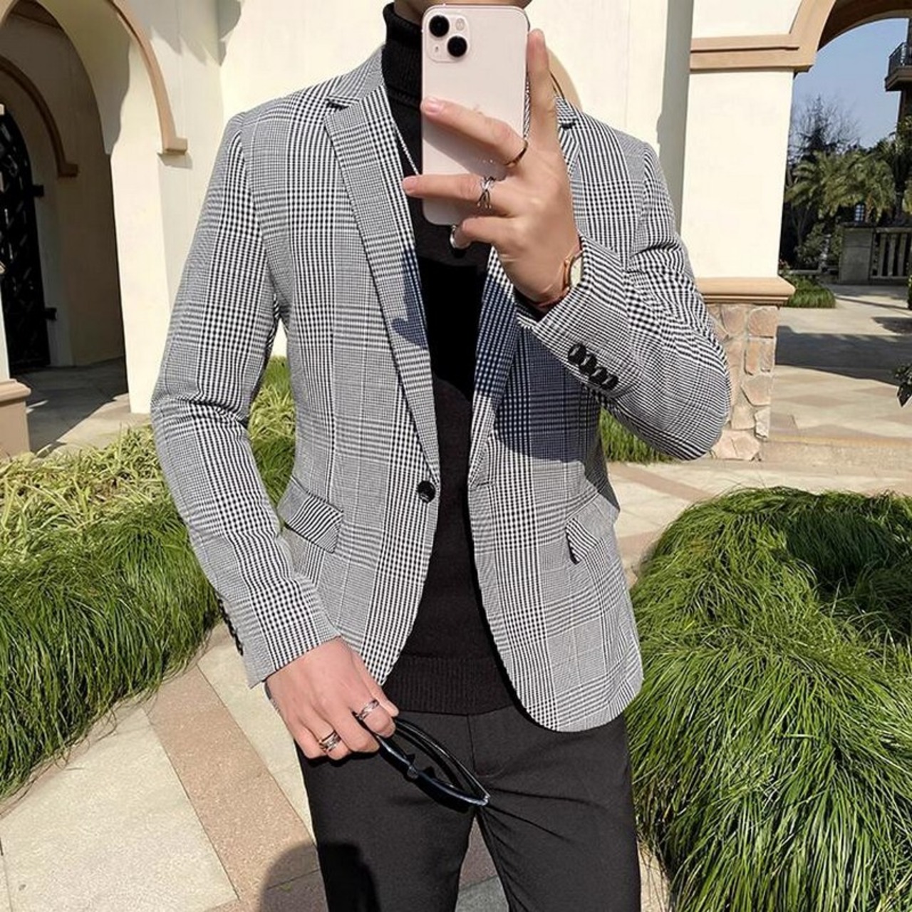 slim fashion suit jacket 00141