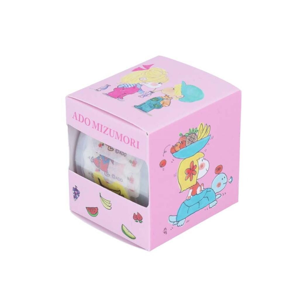 水森亜土×サンスター文具 フルーツ ボックス入マスキングシール CA13