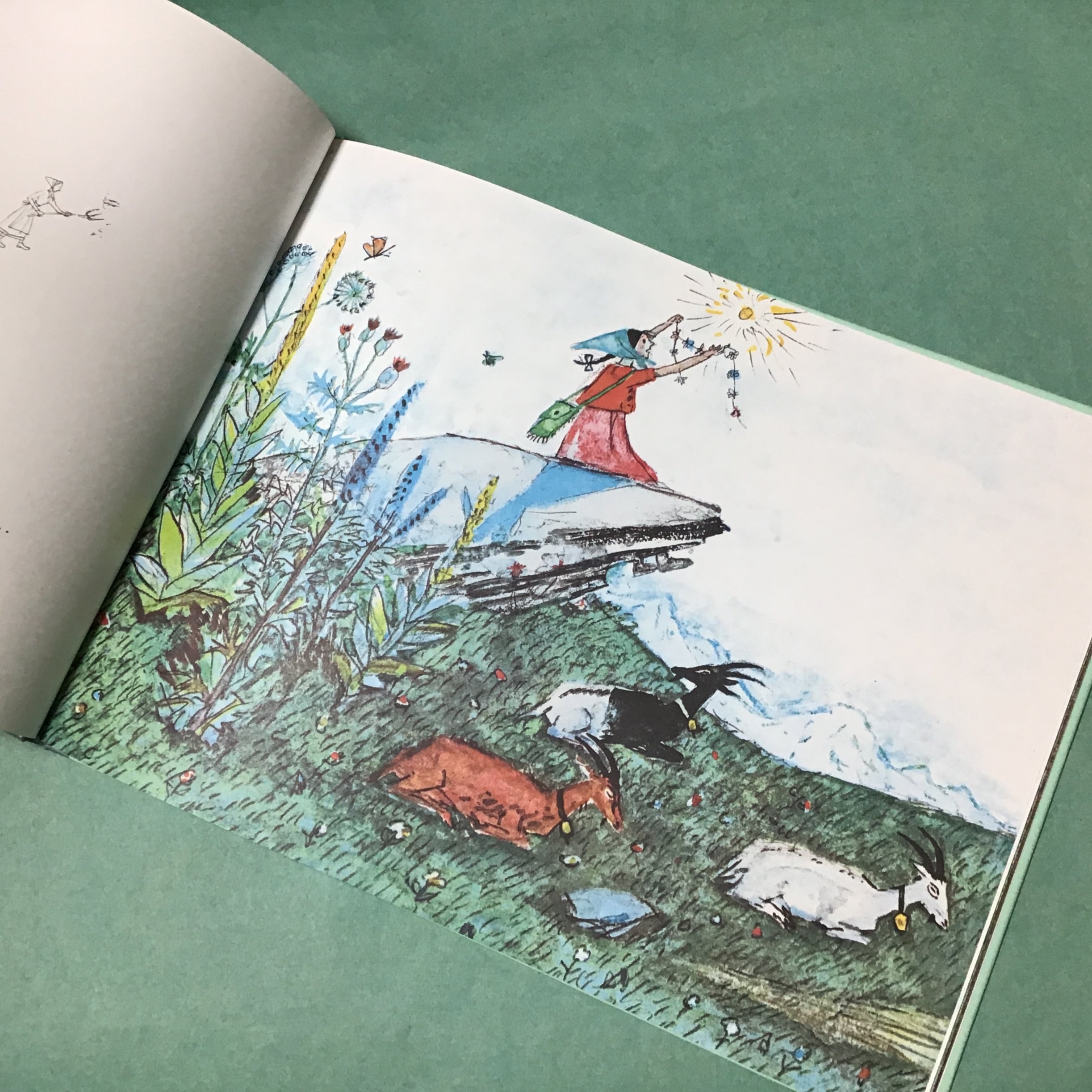 フルリーナと山の鳥 ゼリーナ・ヘンツ 文 アロイス・カリジェ 絵 大塚 