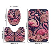 Bath Room Toilet Set Paisley 4475