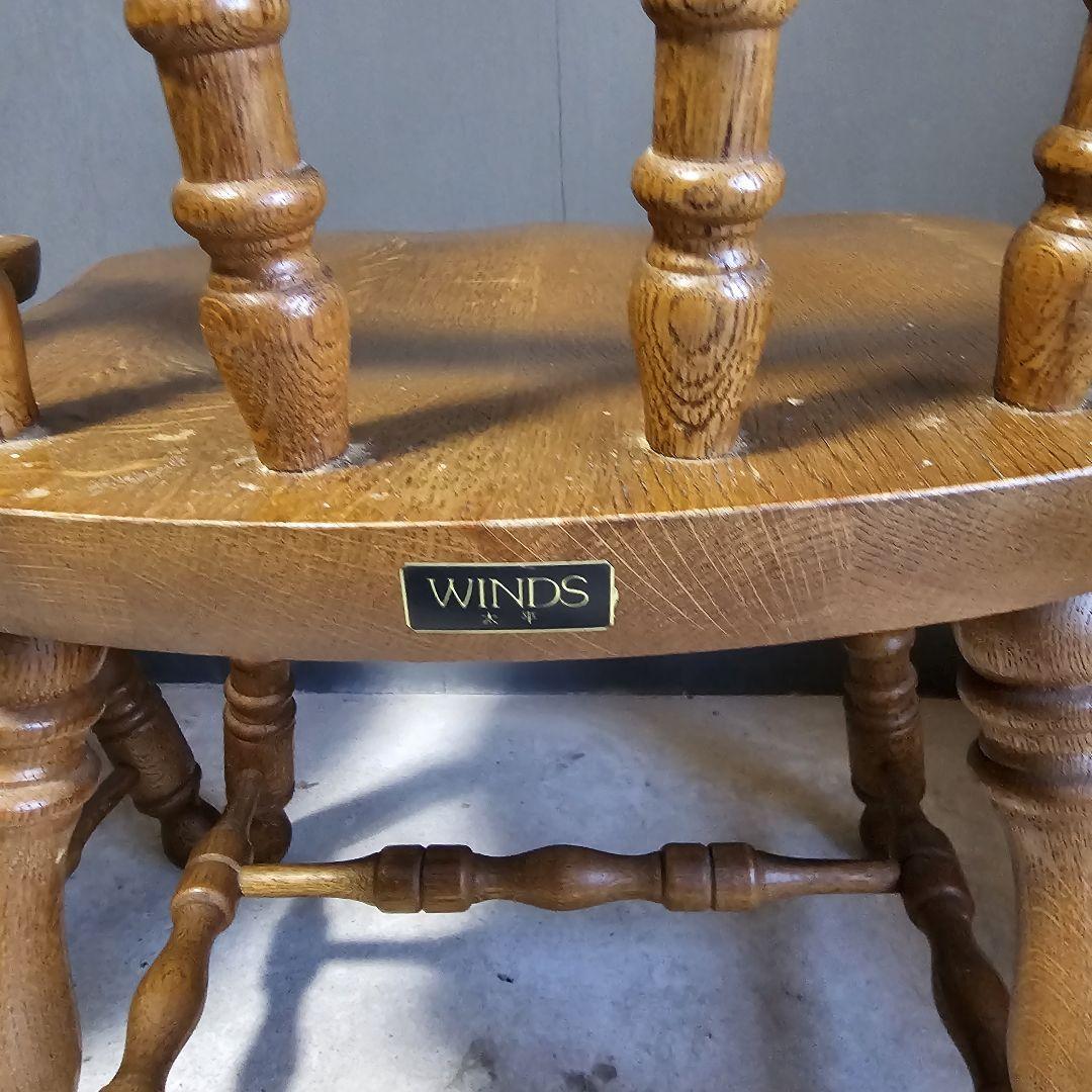 高品質飛騨家具太平winds しっかりとしたウィンザーチェア2脚56