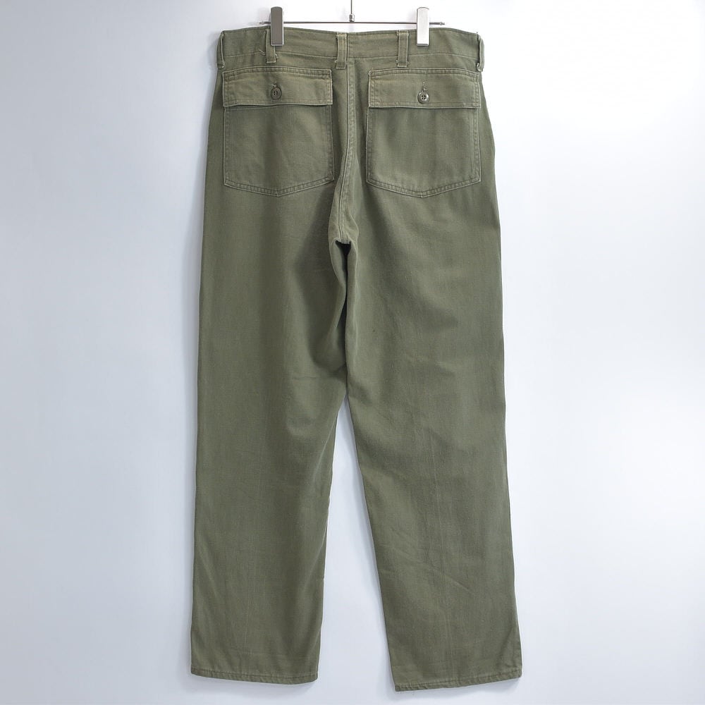 70～80s 民間品 U.S.Army アメリカ軍 コットンサテン ベイカーパンツ