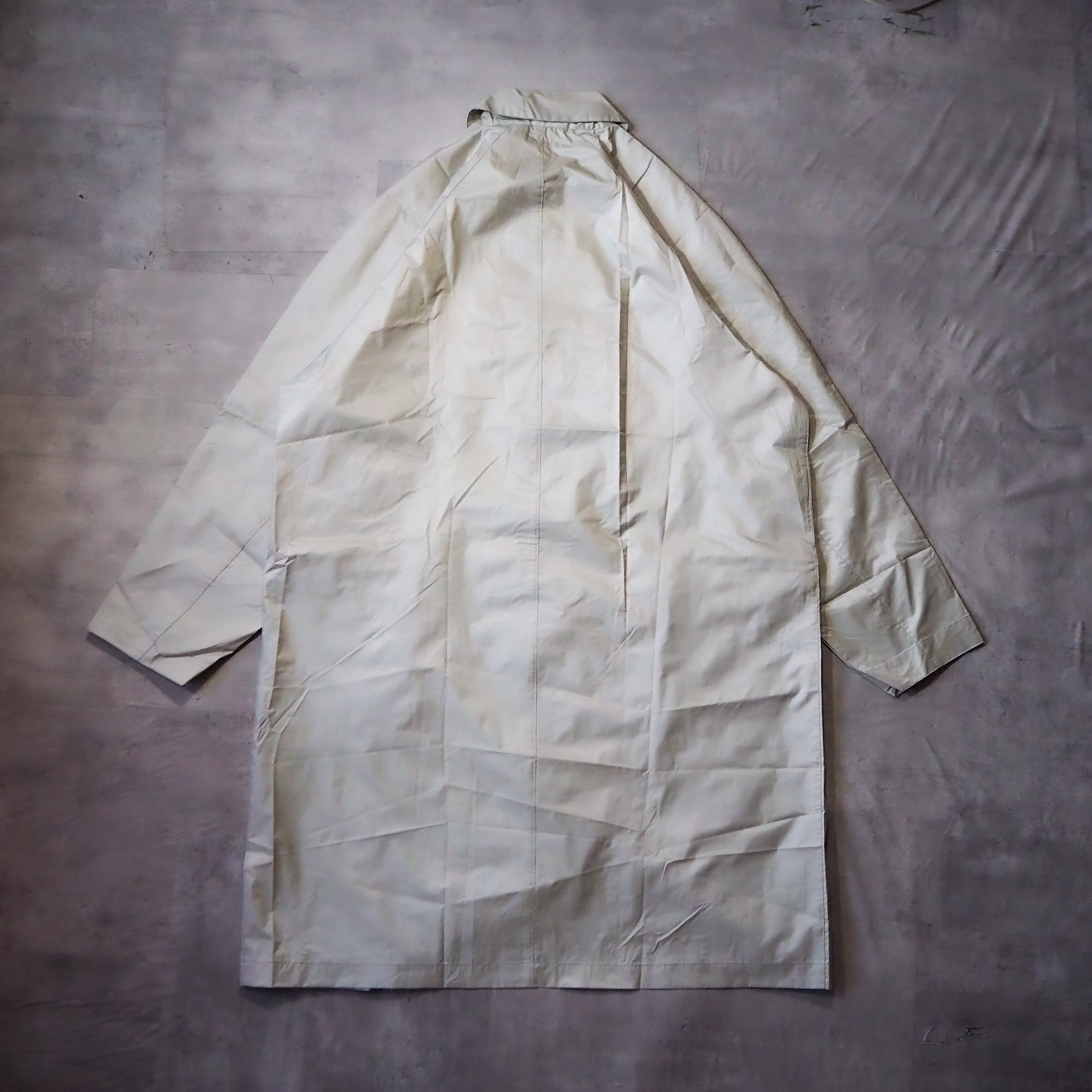 GIANNI VERSACE” dead stock nylon long coat made in Itary