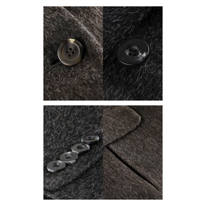 ダブルブレスト チェスターウールコート 2color W01411