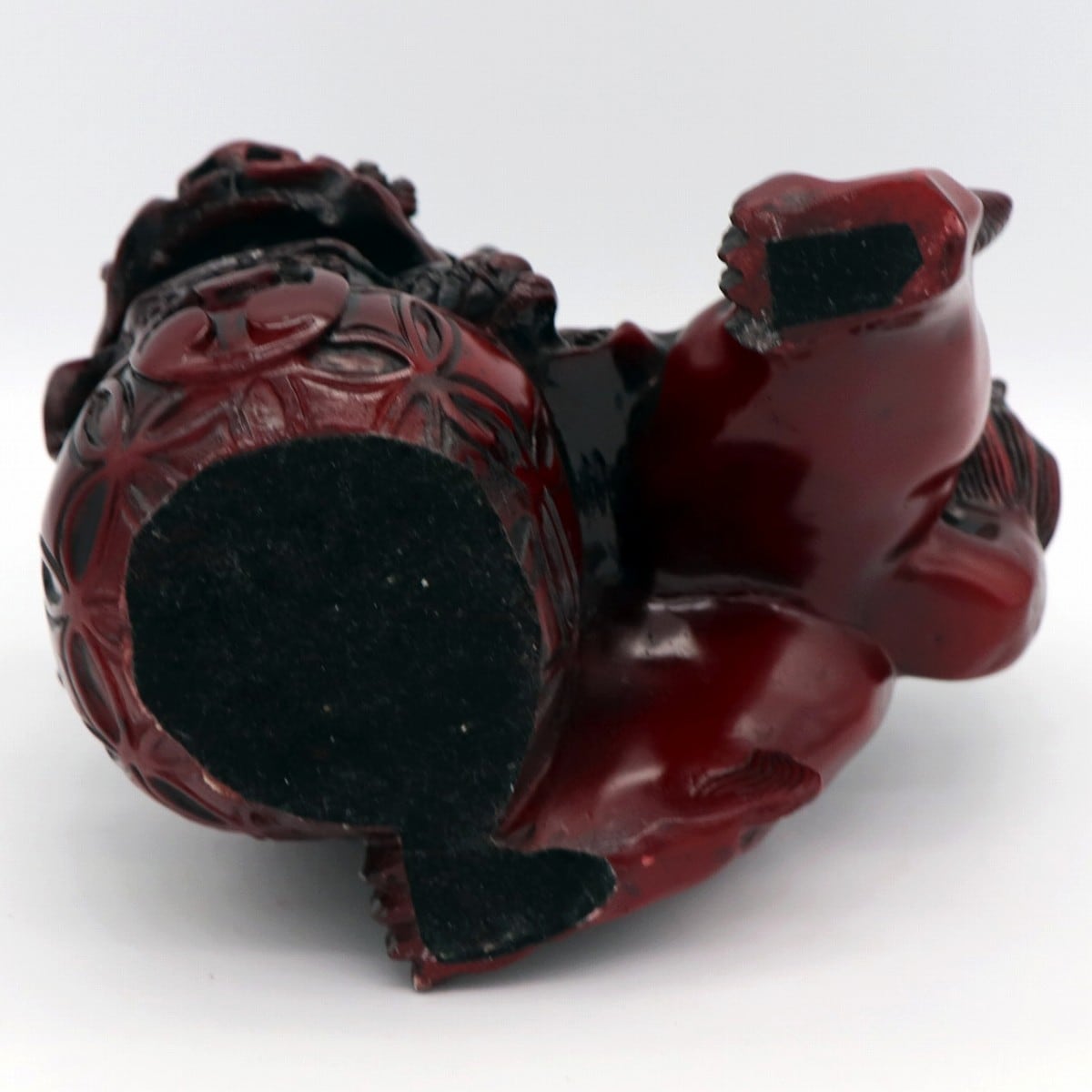 玉乗り獅子・狛犬・シーサー・2体セット・置物・No.210513-25・梱包