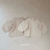 韓国子供服 / mimimarket / 26Autumn / ネックフリルブラウス / 秋服 *S~L *