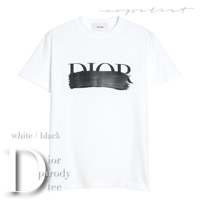 "DIOR” パロディTシャツ