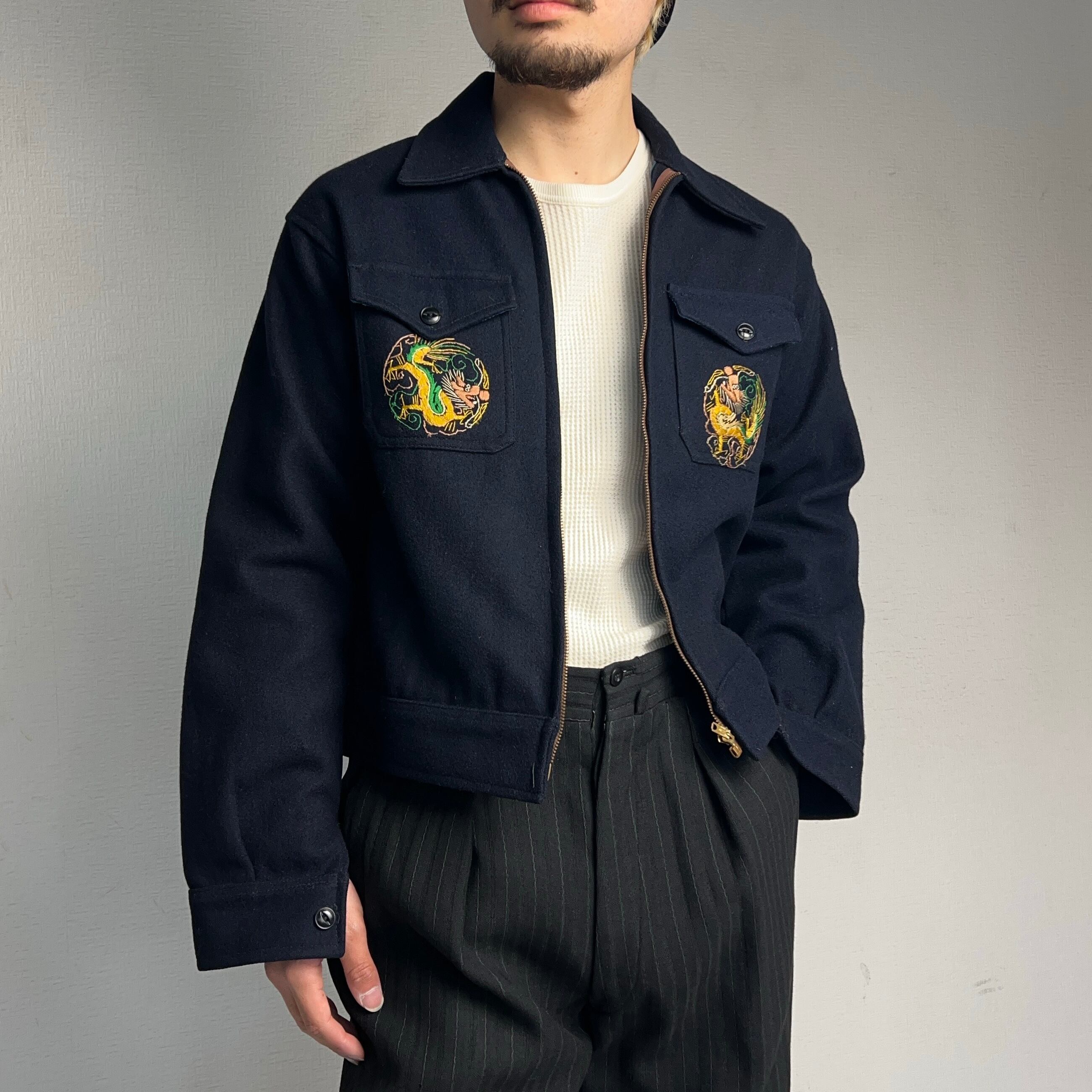 1950's Souvenir Embroidered Wool Jacket 50年代 スーベニア 刺繍