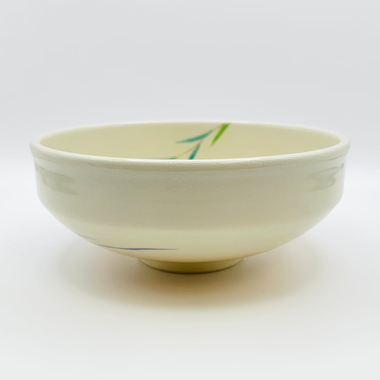 新古】平茶碗 柳にメダカ 橋本紫雲 共箱入 | 茶道具 錦玉堂