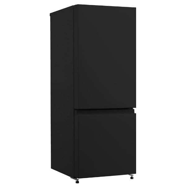 東京Deco] 冷蔵庫 87L 2ドア 直冷式 小型 幅47cm ダークウッド 左右