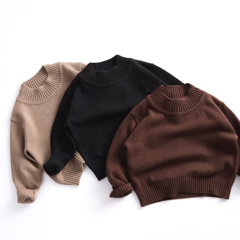 【BABY&KID】無地3色セーター