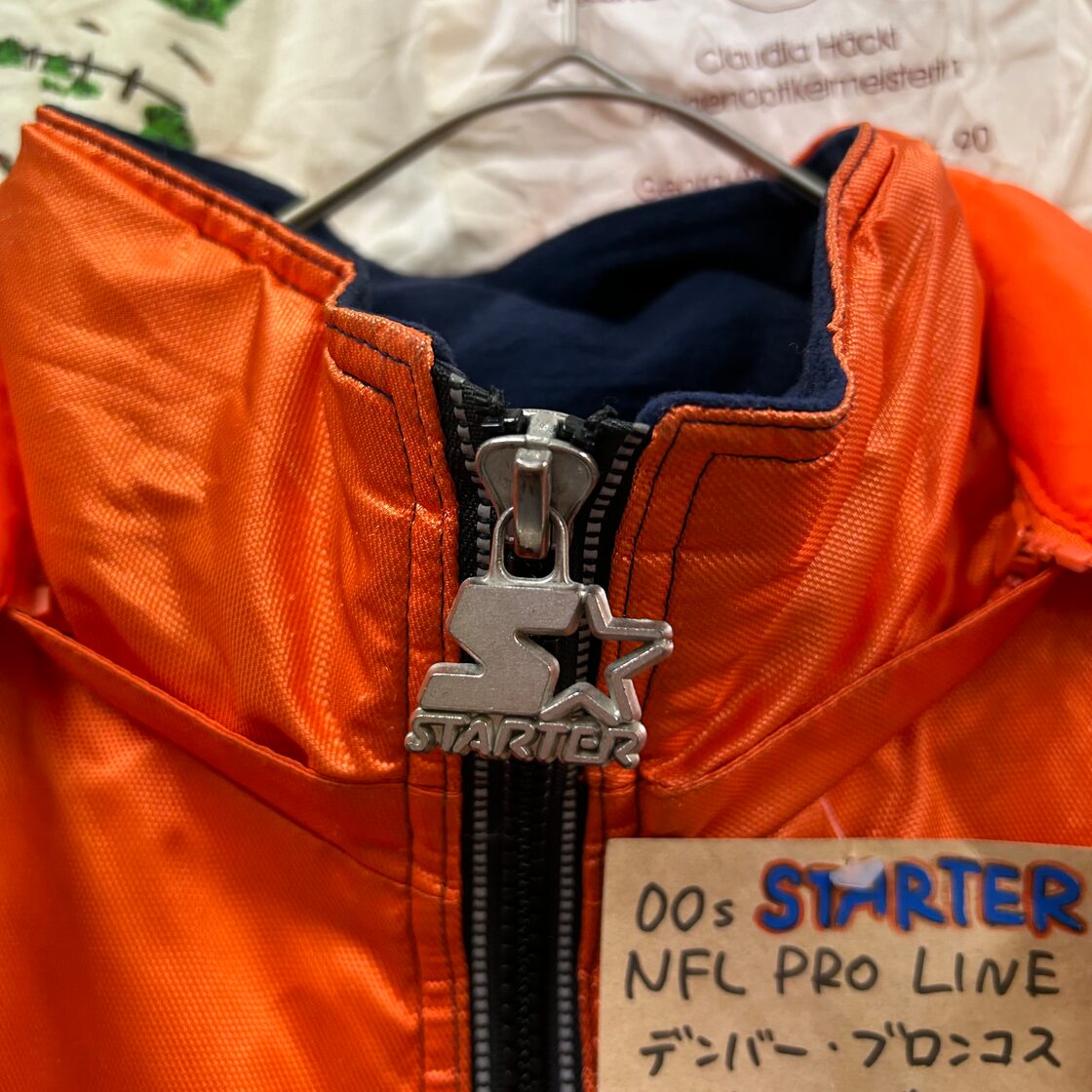 00s STARTER NFL PRO LINE デンバー・ブロンコスナイロンジャケット 