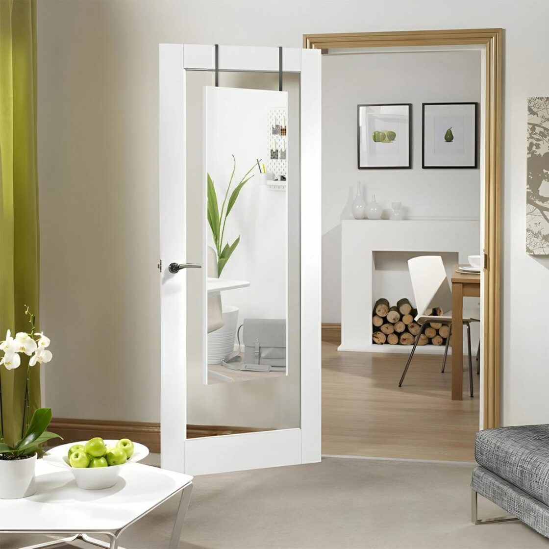 割れない鏡 ドア・壁掛けミラー 全身 姿見鏡 幅150×高さ40cm 1631 | Pay ID 