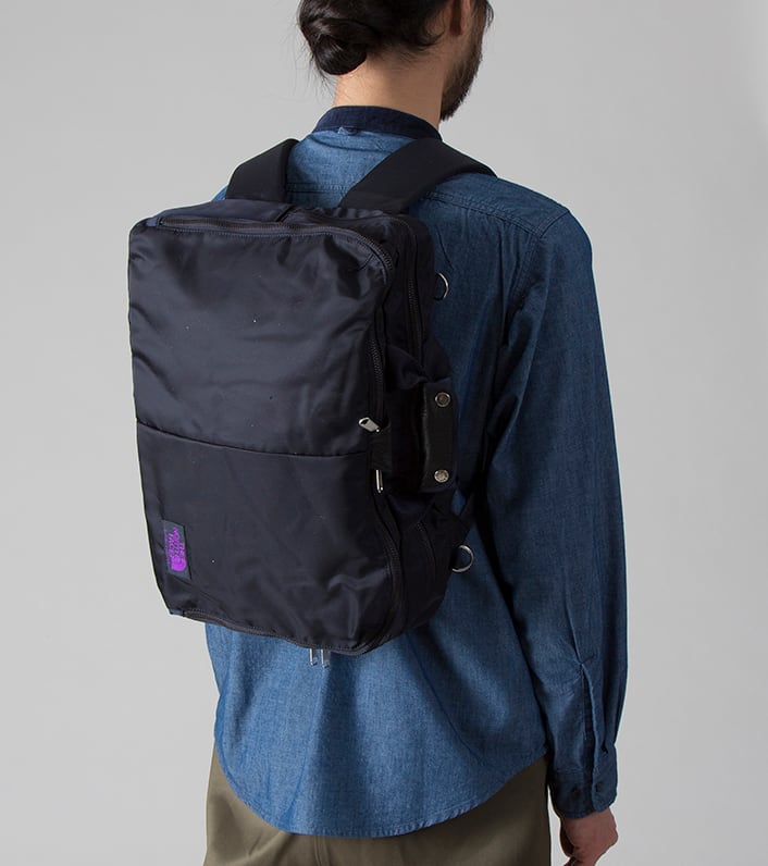 THE NORTH FACE PURPLE LABEL LIMONTA Nylon 3Way Bag S N(Navy