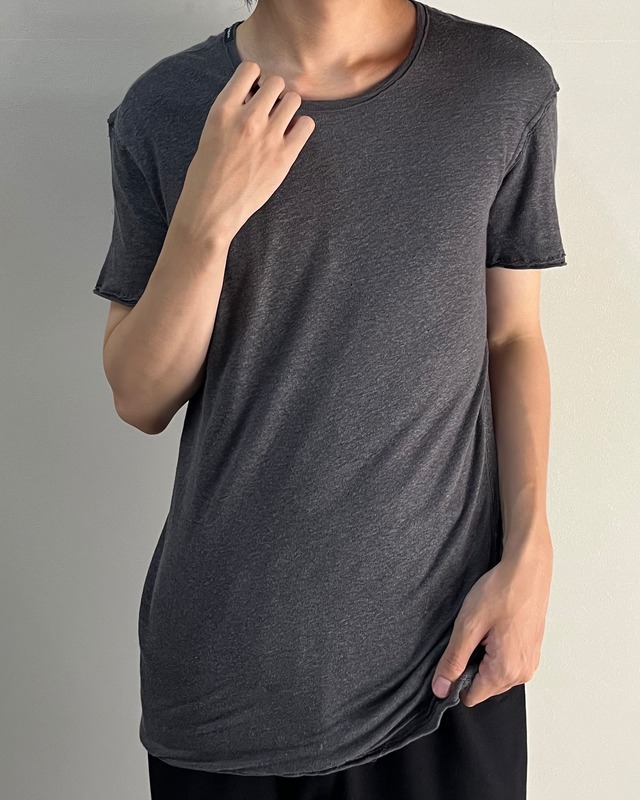 【DOLCE&GABBANA】grey knit T-shirt