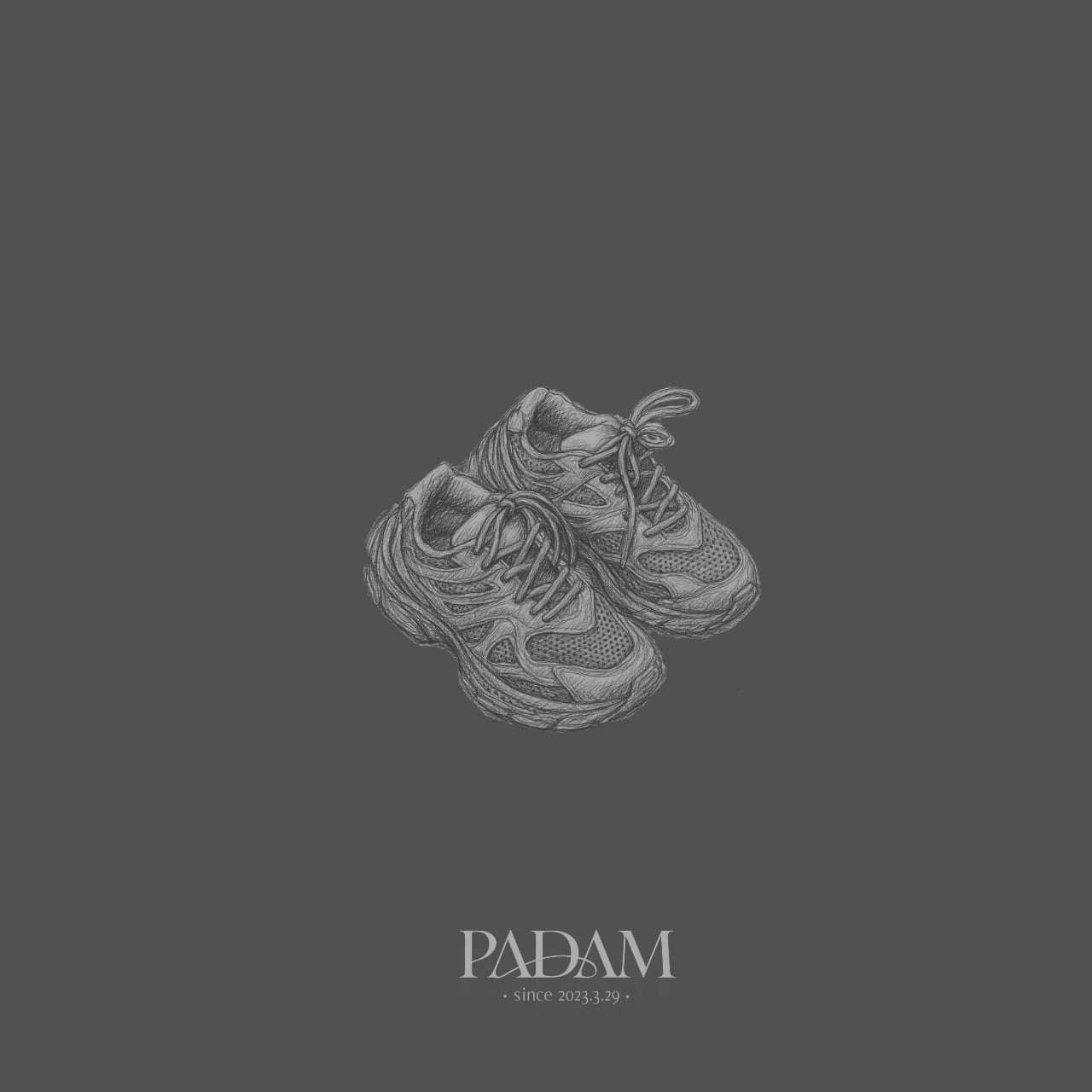 スニーカー PADAM vintage wolf sneaker 18cm PADAM vintage wolf sneaker 18cm