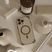 ［ phone case ］corner brown