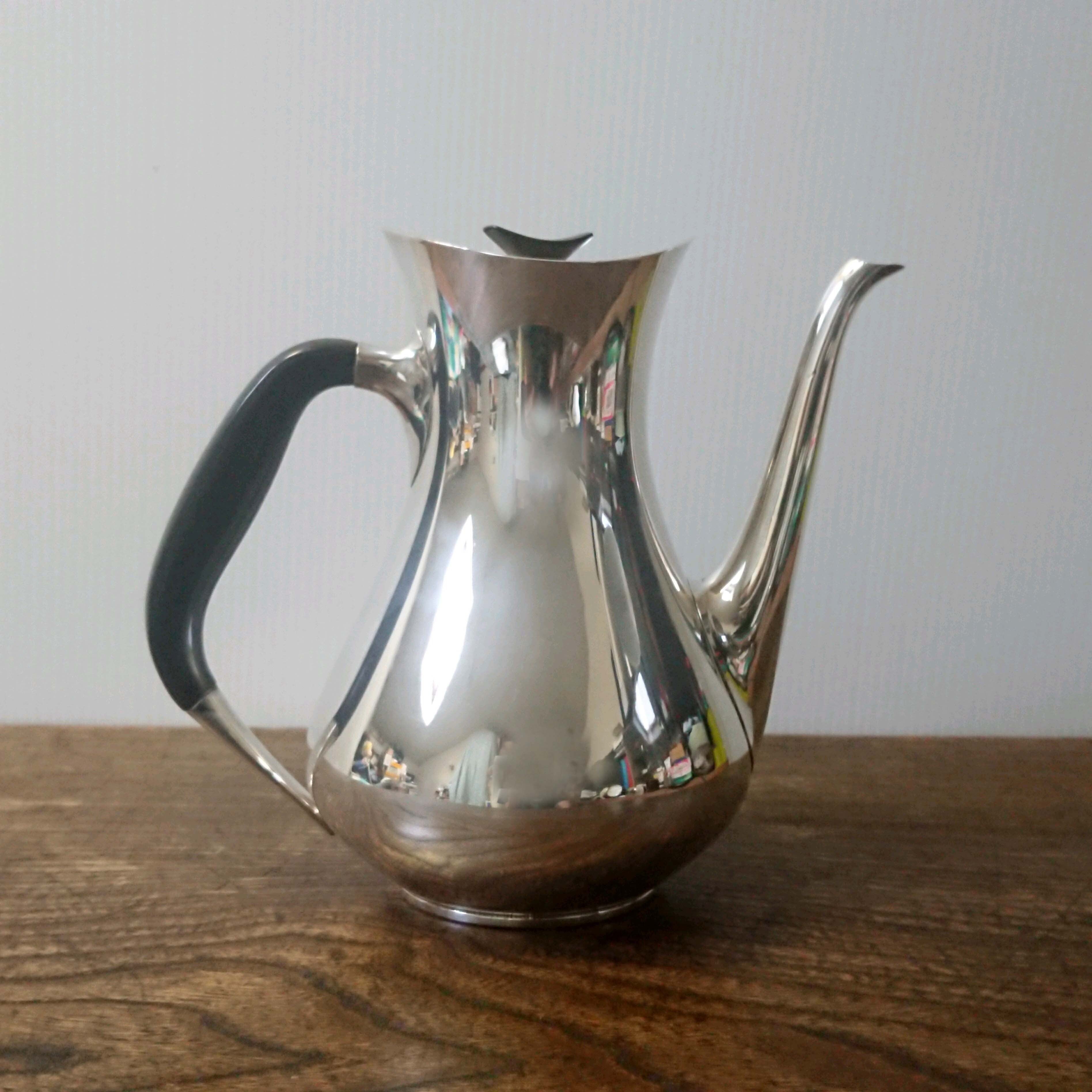 50's デンマーク Cohr コーヒーセット Hans Bunde シルバープレート